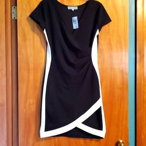 Black and white dress